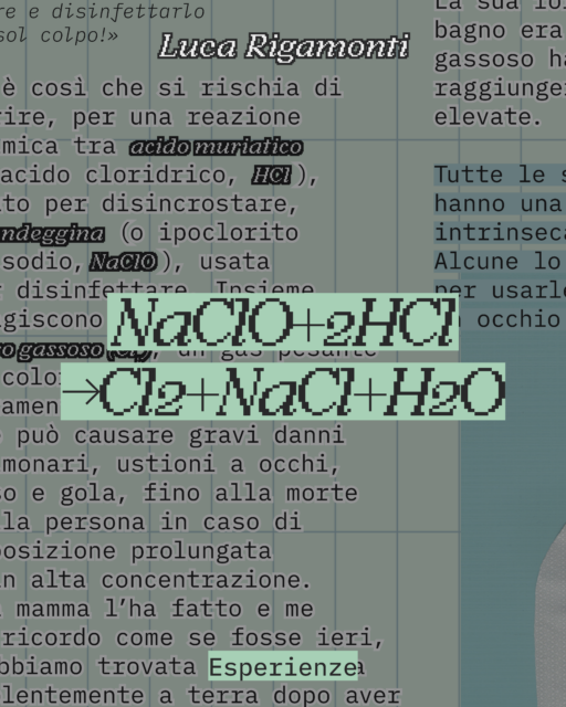 NaClO+2HCl→Cl2+NaCl+H2O