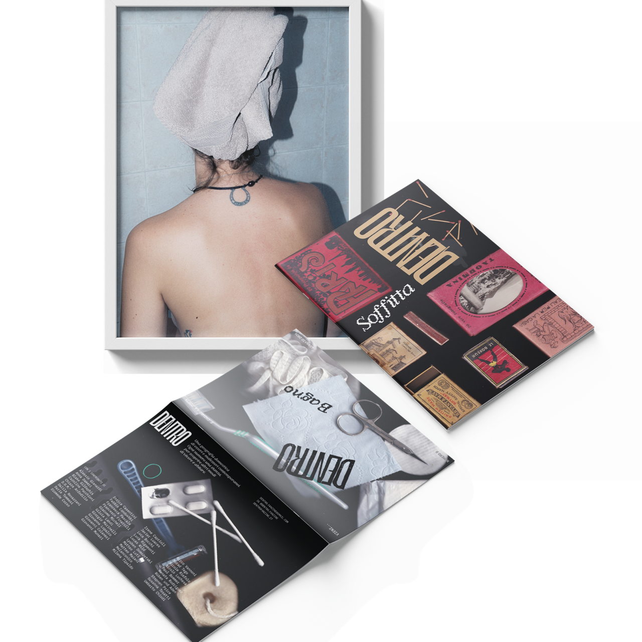 Bagno + soffitta + poster A4